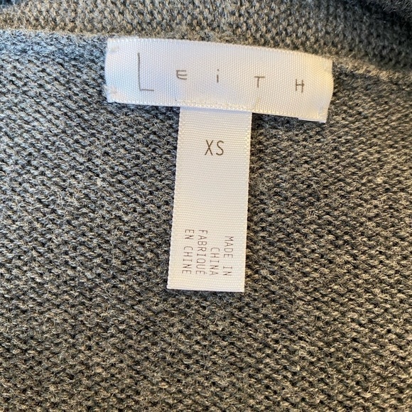 Leith Cowl Gray Cardigan size XS - Picture 6 of 8